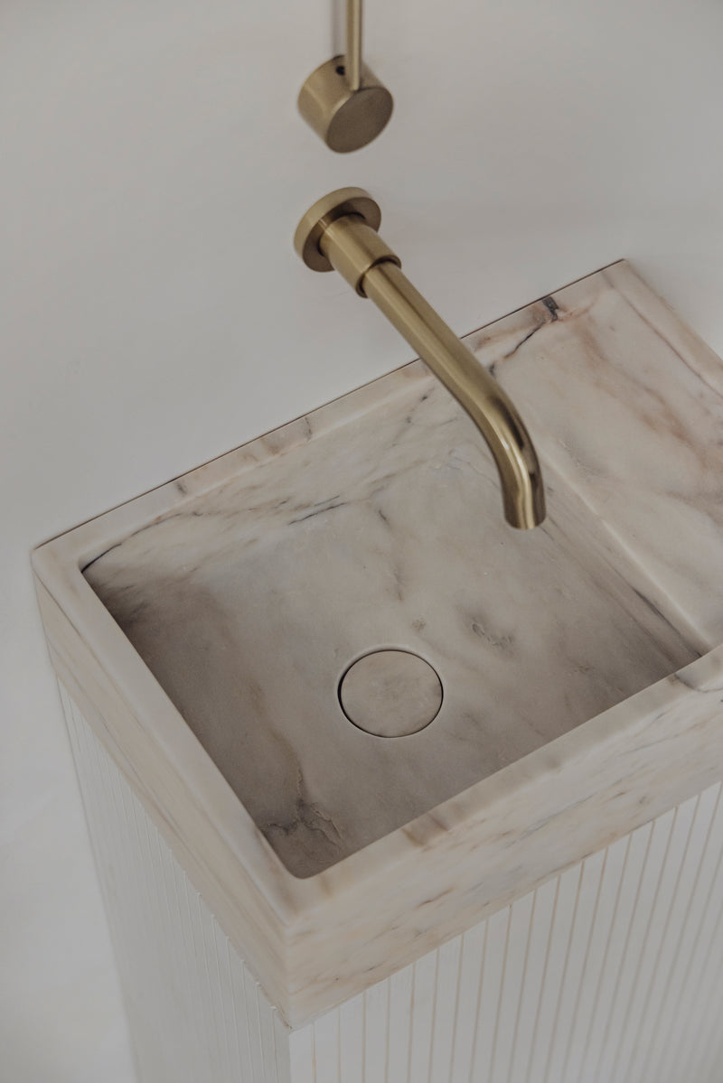 Marble Sink Small - Crema