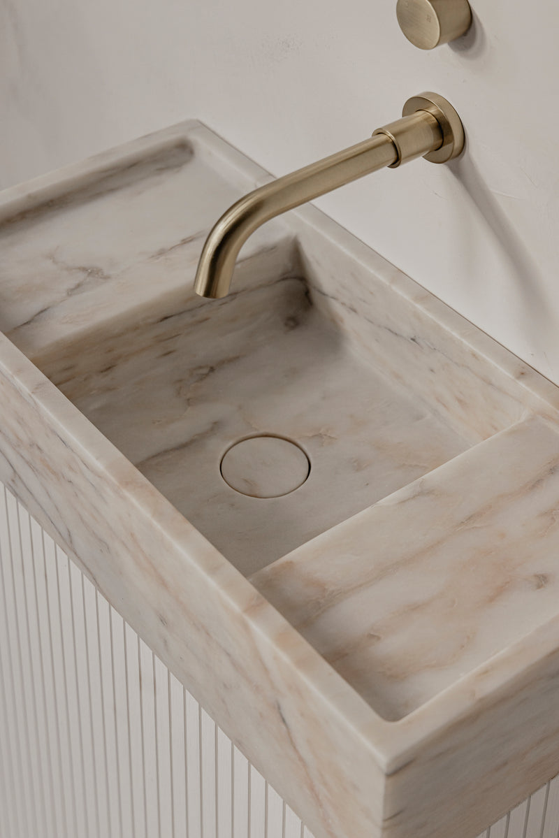 Marble Sink Large - Crema